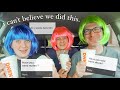 MY PARENTS ASK ME SUPER UNCOMFORTABLE QUESTIONS...(in wigs)