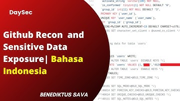 GitHub Recon and Sensitive Data Exposure | Github for Security Professionals and Bug Bounty Hunters