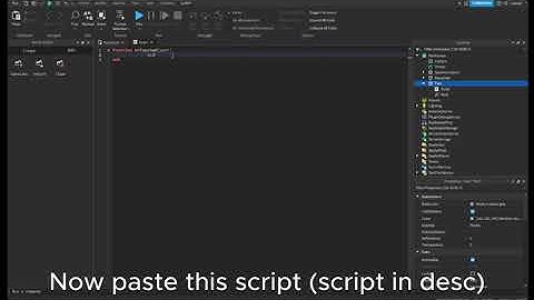 Roblox Studio Tutorial: How to make a part disappear on touch [DESCRIPTION FOR SCRIPT]