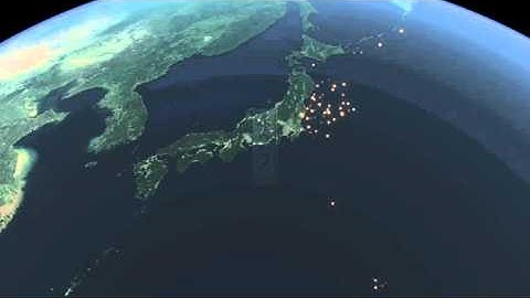 JAPANESE EARTHQUAKE AND TSUNAMI DATA VISUALIZATION