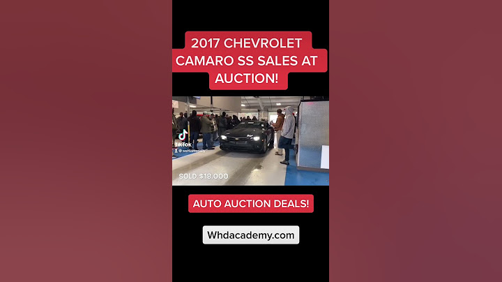 2017 Camaro SS For Sale At The Auto Auction! #Shorts