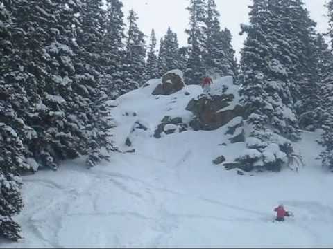 30ft Cliff Huck Crash in Backcountry