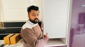 How to install rolling shutter in kitchen | किचन में रोलिंग शटर कैसे लगायें|