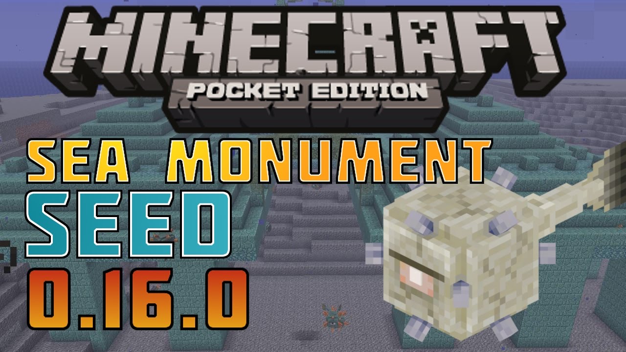 Minecraft Ocean Monument Seed At Spawn