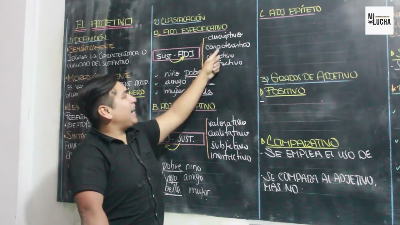 EL ADJETIVO - LENGUAJE
