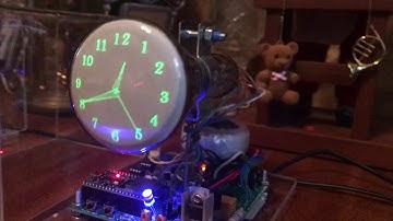 The Oscilloscope Clock OSC7.0 scan raster century font with wifi, user menu