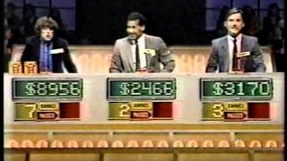 Celebrity Press Your Luck #623 Grace/Hal/Randy 2/17/86 Net Worth
