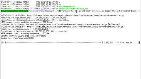 Debian Netinstaller integrate bnx2x firmware