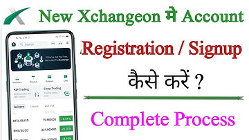 Xchangeon par account kaise banaye | Xchangeon Account Kaise Banaye How to create account xchangeon