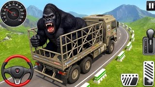 Gioco di guida di camion per il trasporto di animali dello zoo in India 3D - Camion per il traspo... screenshot 5