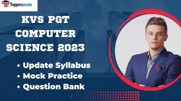 KVS PGT COMPUTER SCIENCE Online Test Series | Latest Exam Pattern | Question Paper With Answer 2023