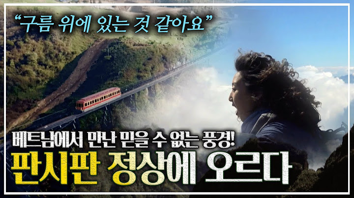 베트남의 스위스 사파를 가면 꼭 가야하는 곳, 안개속을 달리는 산악 기차 타고 판시판 정상에 오르다!ㅣ세계테마기행