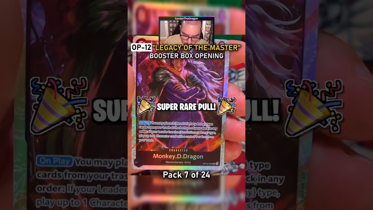 🎉 СУПЕР РЕДКАЯ КАРТА MONKEY.D.DRAGON! 🎉 Распаковка бустерного бокса One Piece TCG OP-12 "Legacy o...