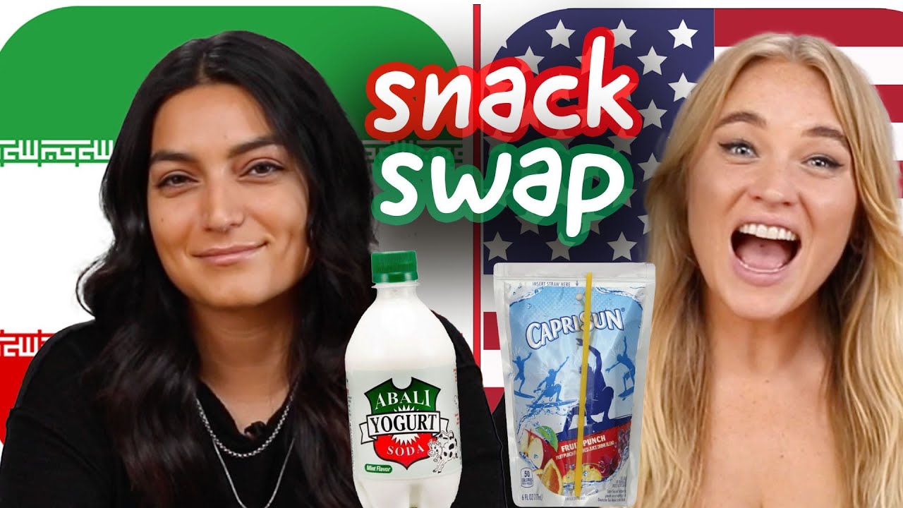 ⁣Tasty Friends Swap Their Favorite Snacks • Alix & Zoya