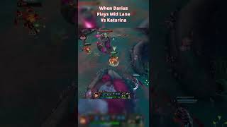 1v2 Outplay| This is what happened when Darius Top Lane Switched to Mid Lane#leagueoflegends #darius