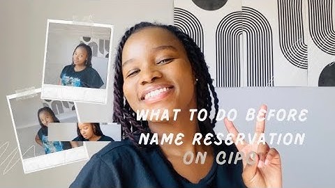 Entrepreneur Let’s Talk Ep.13: One Vital Thing To Do Before Reserving A Name On CIPC | South Africa