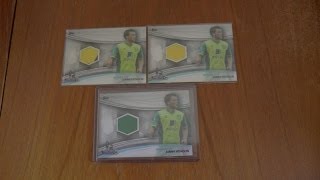 PC COLLECTORS? tips for collecting topps PREMIER GOLD 2013 JERSEY / RELIC VARIATION cards HD