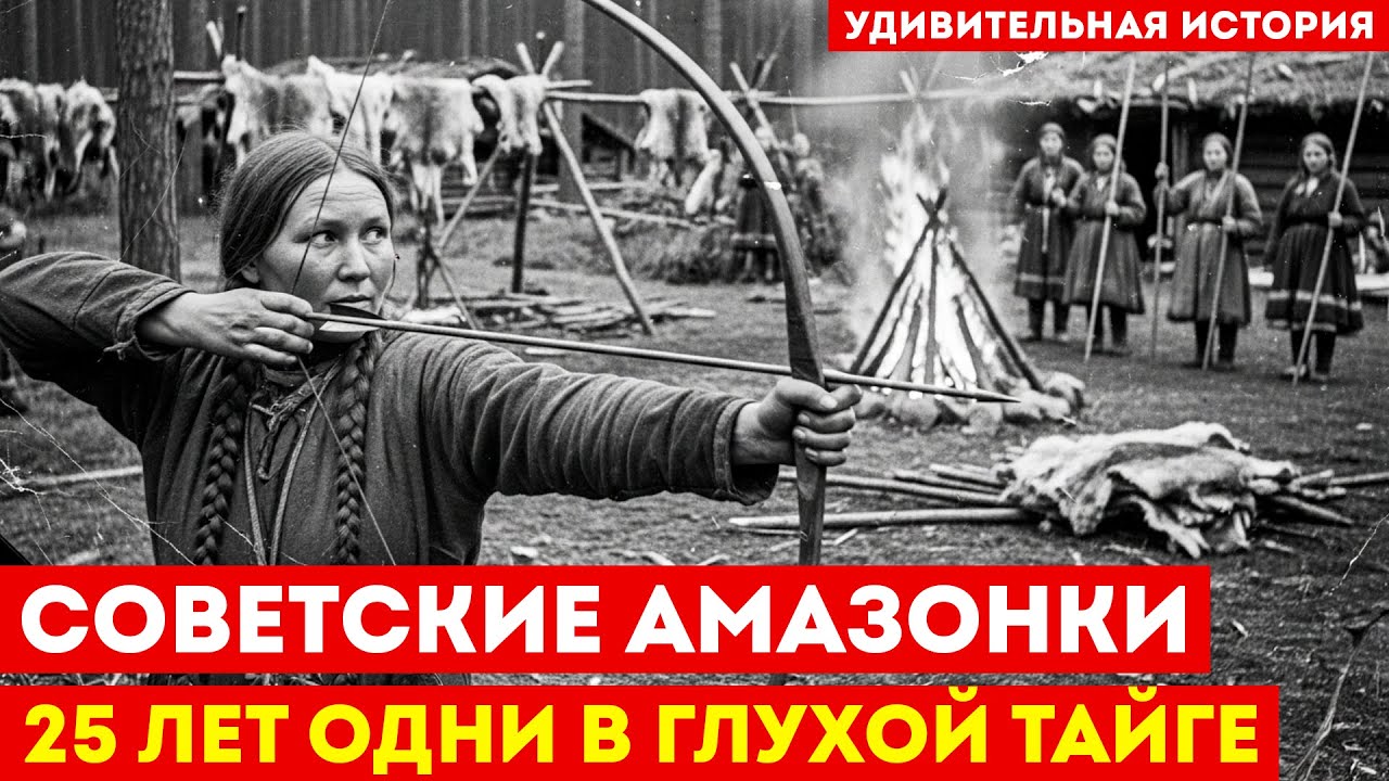 СОВЕТСКИЕ АМАЗОНКИ: Как беглянки из ГУЛАГа создали своё государство в сибирской тайге