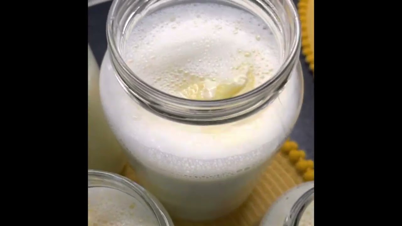 How to make yogurt طريق العمل لبن   لماده كردني ماست زور خوش و به تام. مطبخ شيماء