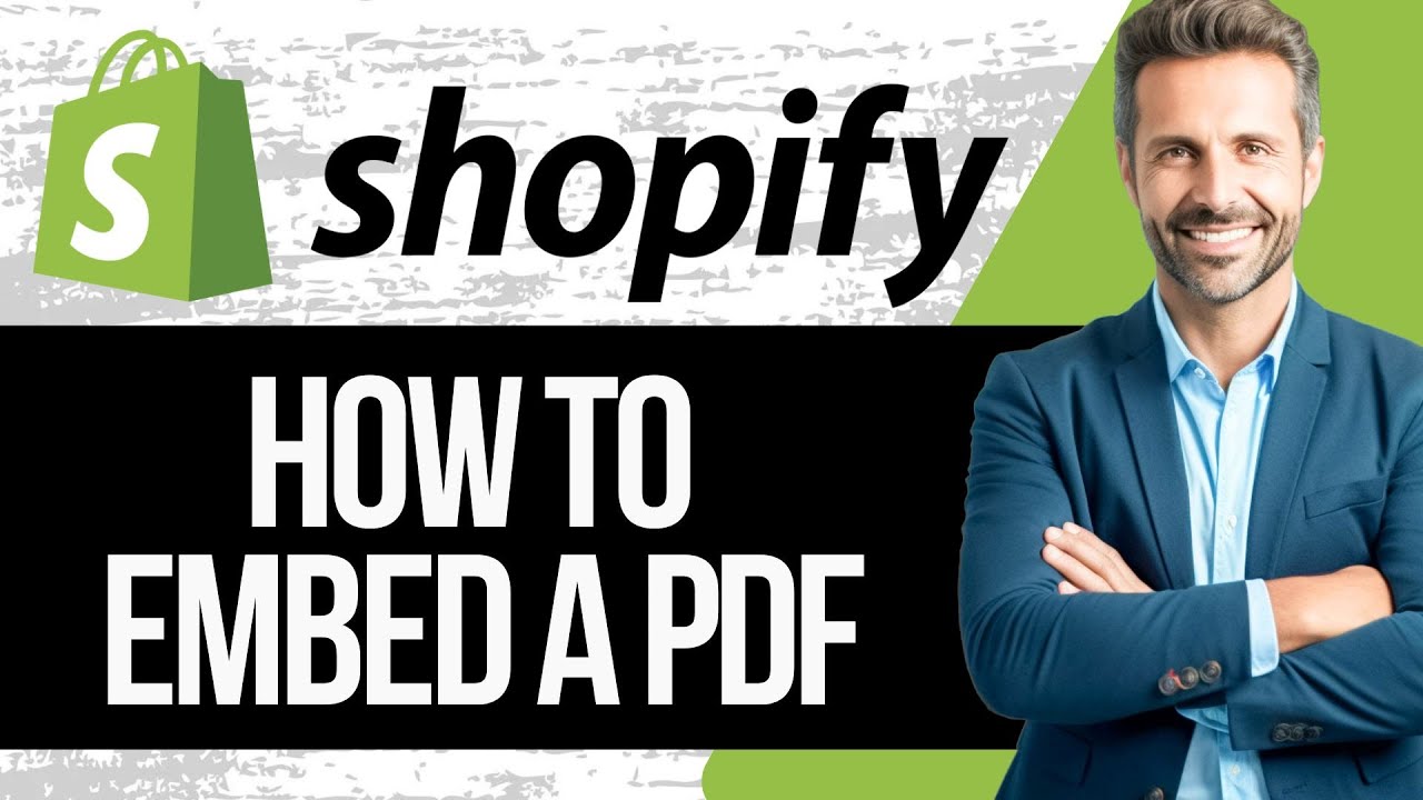 How to Embed a PDF In Shopify Pages and Products - YouTube