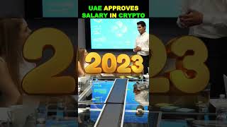UAE APPROVES SALARY IN CRYPTO | The Right Crypto #shortsfeed