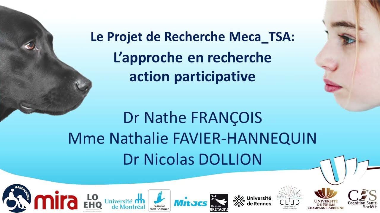 Conférence: Le Projet de Recherche Meca_TSA: L’approche en recherche action participative