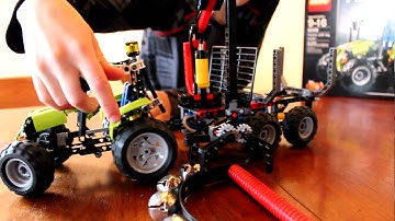 LEGO Pneumatic Set# 8049 Log Loader Demo