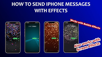 HAPPY NEW YEAR!!!! How can I send iPhone Messages with Effects!!! #iPhone #Messages #Screen #Effects