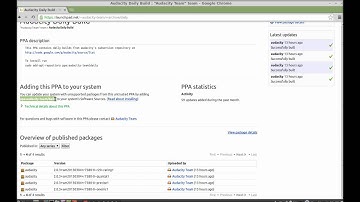 Install Audacity 2.0.3 ( Latest Version) on Linux Mint 14 / Ubuntu