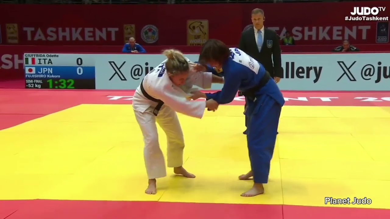 Odette GIUFFRIDA 🇮🇹 🆚️ Kokoro FUJISHIRO 🇯🇵 | полуфинал /-52кг | Большой Шлем Ташкент 2026
