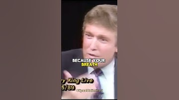 Trump tells Reporter he has bad breath 😷