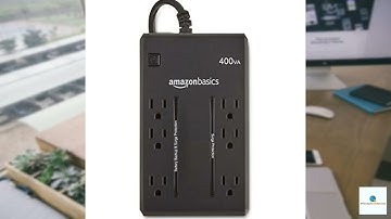 Review - Amazon Basics UPS Battery Backup & Surge Protector 400VA/255W, 6 Outlets, Standb