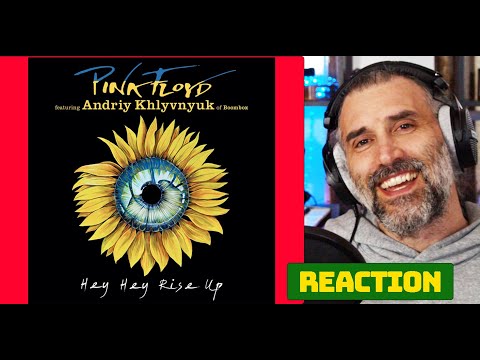 Pink Floyd - Hey Hey Rise Up (feat. Andriy Khlyvnyuk of Boombox) (Official Lyrics Video) reaction