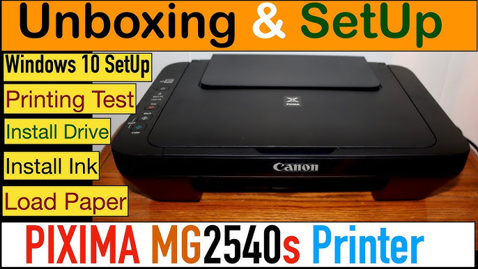 How to install Canon MG2500 / MG2520 printer manually by using its basic  driver - YouTube