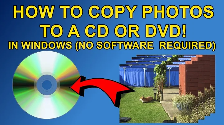 How to Put Photos on a CD or DVD