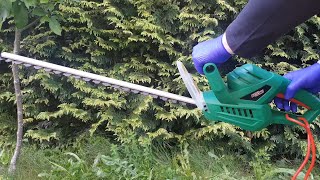 GO/ON! 550W Electrical Hedge Trimmer: unboxing & how to