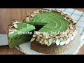 [Sub] 아몬드티케이크 말차맛, 고소함과 촉촉함이 미친다. Almond tea cake