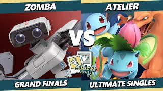 Cafeteria Cup GRAND FINALS - Zomba (ROB) Vs. Atelier (Pokemon Trainer) Smash Ultimate - SSBU