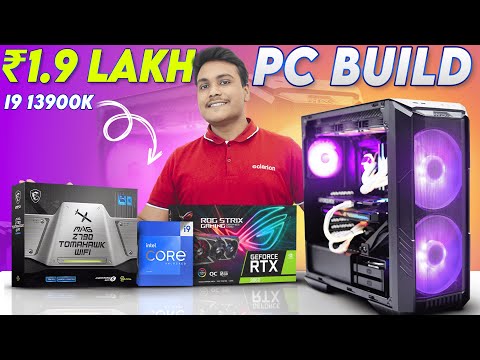 1.9 Lakh Rupees PC Build With i9 13900K | Editing PC Build Under 1.9 Lakh | Clarion Computers