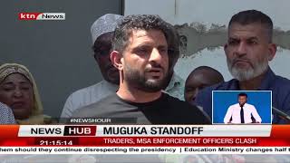 Muguka traders and police officers clash in Mombasa