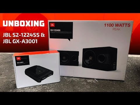 UNBOXING JBL S2-1224SS with JBL GX-A3001 and clean install (Audi A4 B8.5)
