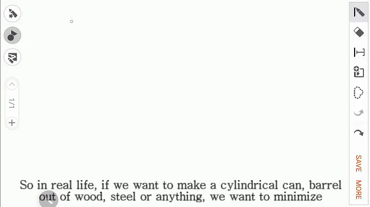 Optimization - Minimum Surface Area of A Cylinder