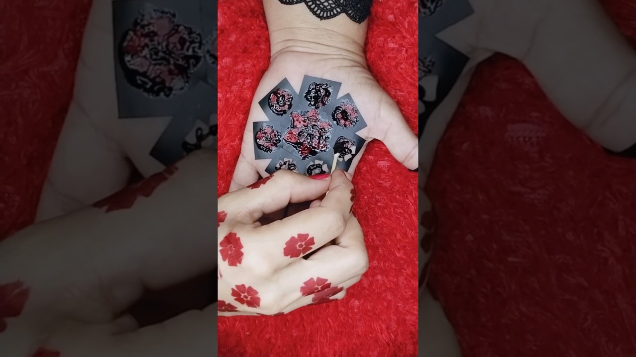 beautiful sticker mehndi design #shorts