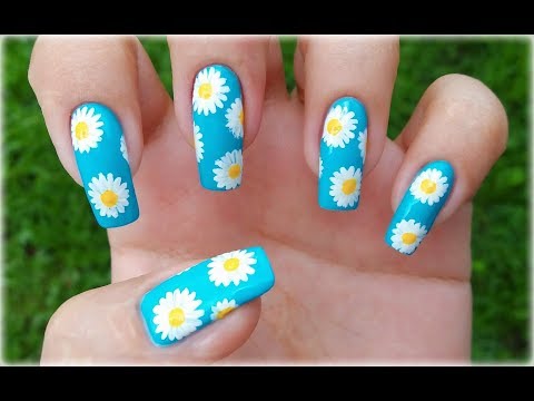 Vídeo: Como Desenhar Margaridas Em Unhas