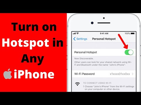 Paano I-on ang Personal na Hotspot Sa Anumang iPhone | Tech Mash