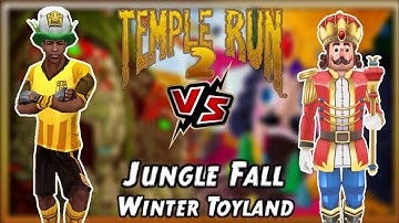 Barry Bones Striker VS Sigur Frostbeard Lumberjack | Jungle Fall VS Winter Toyland Temple Run 2