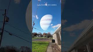 Jupiter flies above earth CAUGHT ON CAMERA #VFX