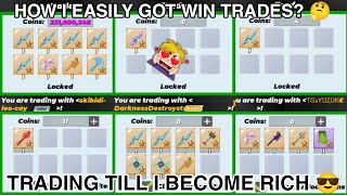 HOW I EASILY GOT WIN TRADES? 🤔 | TRADING TILL I BECOME RICH 🤑 IN SKYBLOCK BLOCKMAN GO screenshot 5