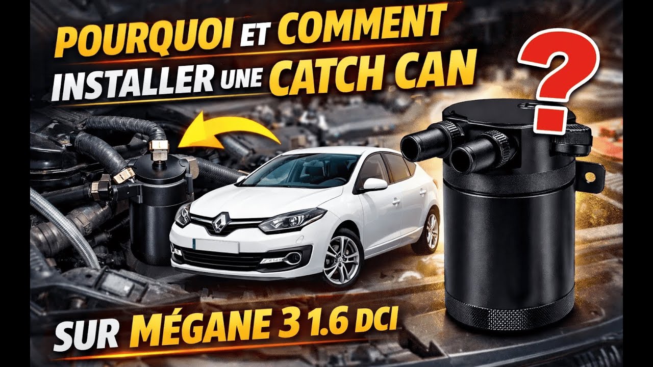 POURQUOI ET COMMENT INSTALLER UNE CATCH CAN - MEGANE 1.6 DCI