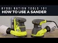 How to Use a Sander How to Use a Sander